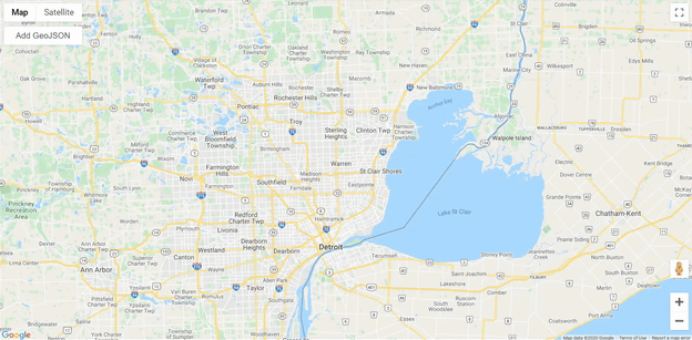 Add GeoJSON Button to Google Maps JavaScript API